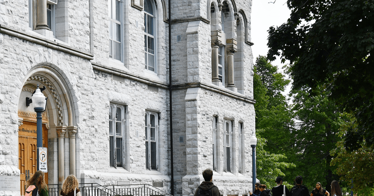Building at Queen's university Canada.